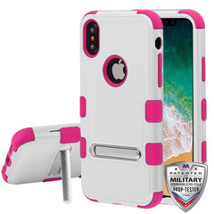 MyBat TUFF Series Case (with Magnetic Metal Stand) for Apple iPhone XS/XiPhone XS/X