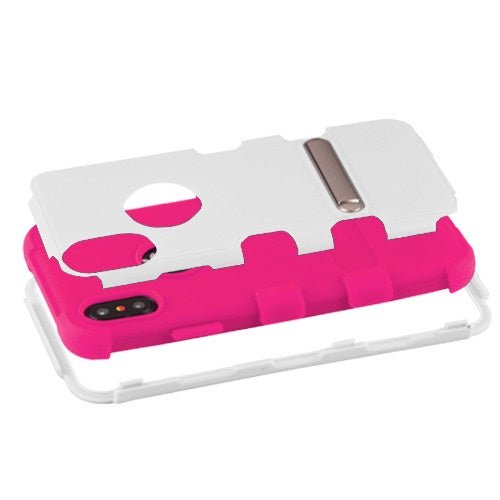 MyBat TUFF Series Case (with Magnetic Metal Stand) for Apple iPhone XS/XiPhone XS/X