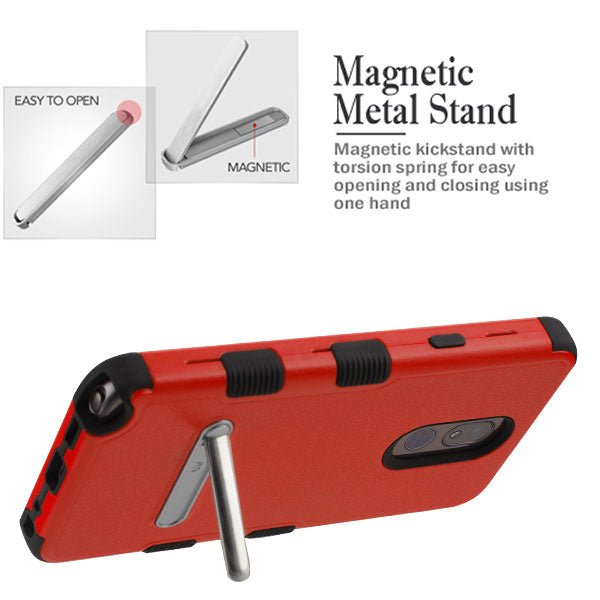 MyBat TUFF Series Case (with Magnetic Metal Stand) for Lg Stylo 5Stylo 5