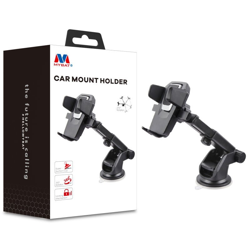 MyBat Universal Phone Retractable Car Holder - BlackMyBat Pro