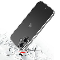 SYB Candy Skin Cover for Apple iPhone 16 - Glossy Transparent CleariPhone 16