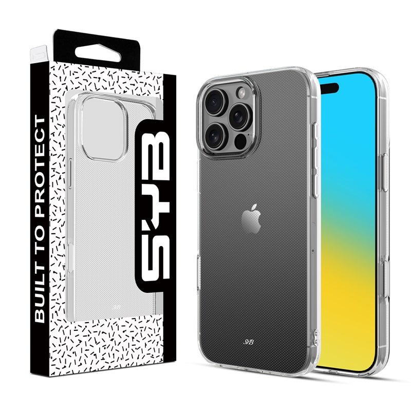 SYB Candy Skin Cover for Apple iPhone 16 Pro - Glossy Transparent CleariPhone 16 Pro