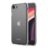 SYB Candy Skin Cover for Apple iPhone SE (2022) / SE (2020) - Glossy Transparent ClearMyBat Pro