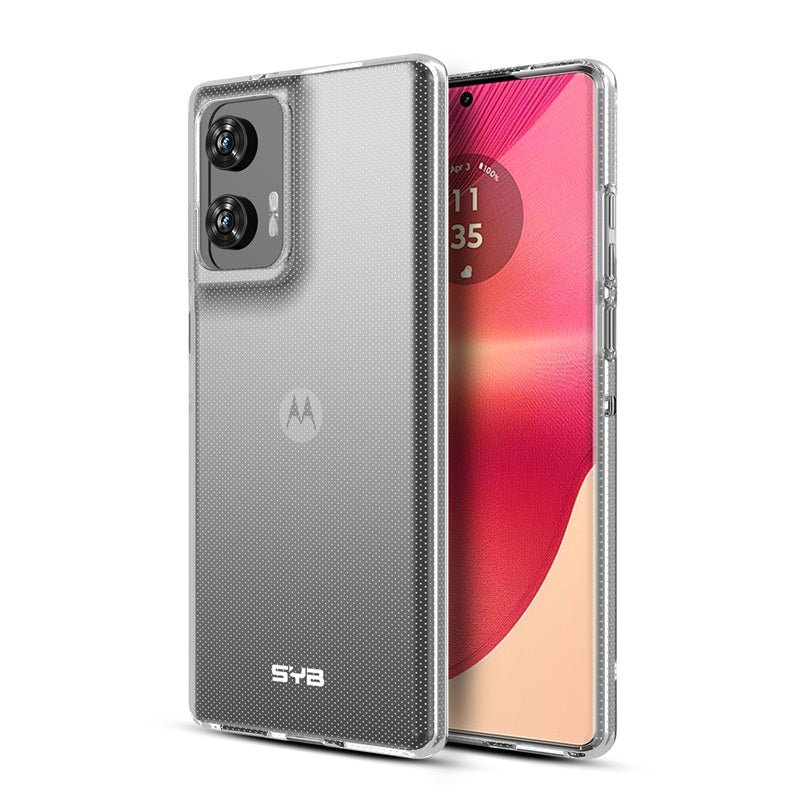 SYB Candy Skin Cover for Motorola Edge 50 Fusion - Glossy Transparent ClearMotorola Edge 50 Fusion