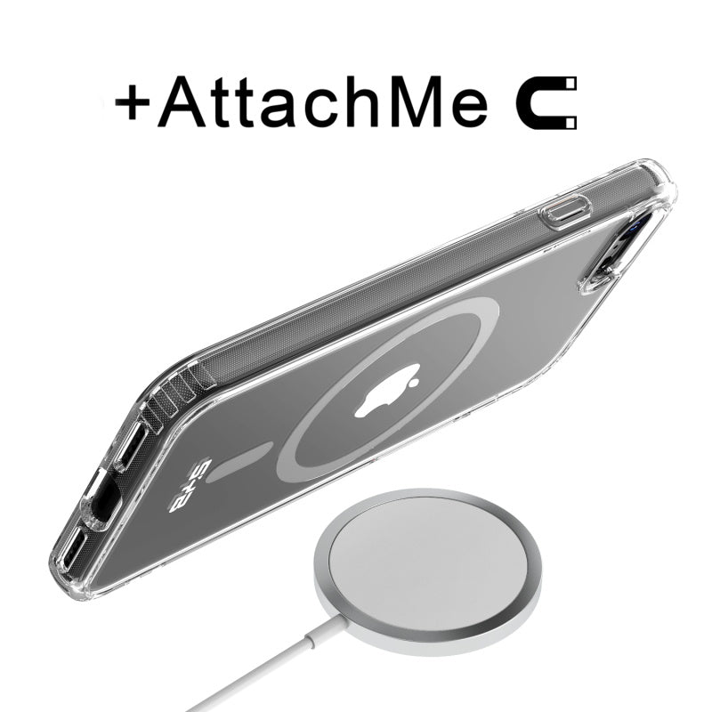 SYB Clear Seriesw/ MagSafe Case for Apple iPhone SE (2022) / SE (2020) - Transparent ClearMyBat Pro