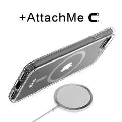 SYB Clear Seriesw/ MagSafe Case for Apple iPhone SE (2022) / SE (2020) - Transparent ClearMyBat Pro