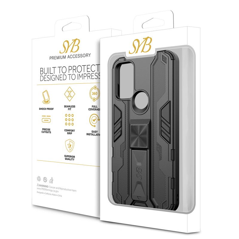 SYB Reflex Series Case w Kickstand for Motorola Moto G Play (2023) - Reflex BlueMyBat Pro