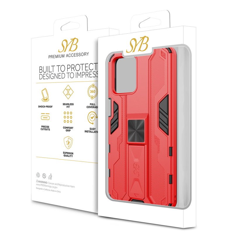 SYB Reflex Series Case w Kickstand for Motorola Moto G Stylus 5G (2023) - BlackMyBat Pro