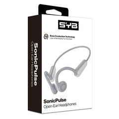 SYB SonicPulse Open - Ear Bone Conduction Headphones - GrayMyBat Pro