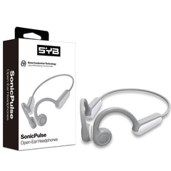 SYB SonicPulse Open - Ear Bone Conduction Headphones - GrayMyBat Pro