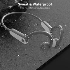 SYB SonicPulse Open - Ear Bone Conduction Headphones - GrayMyBat Pro