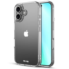SYB Sturdy Gummy Cover for Apple iPhone 16 - Highly Transparent Clear / Transparent CleariPhone 16