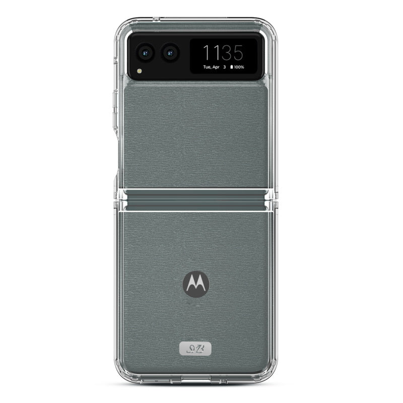 SYB Sturdy Gummy Cover for Motorola razr (2023) - Highly Transparent Clear / Transparent Clearrazr (2023)
