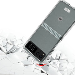 SYB Sturdy Gummy Cover for Motorola razr (2023) - Highly Transparent Clear / Transparent Clearrazr (2023)