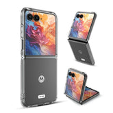SYB Sturdy Gummy Cover for Motorola razr plus (2024) / razr Plus (2025) - Highly Transparent ClearMotorola razr plus