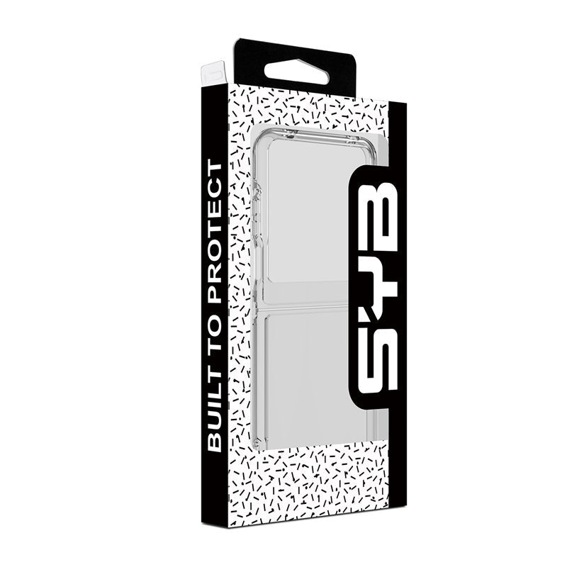 SYB Sturdy Gummy Cover for Motorola razr plus (2024) / razr Plus (2025) - Highly Transparent ClearMotorola razr plus