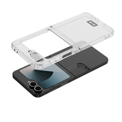 SYB Sturdy Gummy Cover for Samsung Galaxy Z Flip6 - Highly Transparent Clear / Transparent ClearGalaxy Z Flip6