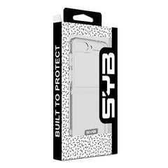 SYB Sturdy Gummy Cover for Samsung Galaxy Z Flip6 - Highly Transparent Clear / Transparent ClearGalaxy Z Flip6