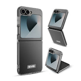 SYB Sturdy Gummy Cover for Samsung Galaxy Z Flip6 - Highly Transparent Clear / Transparent ClearGalaxy Z Flip6