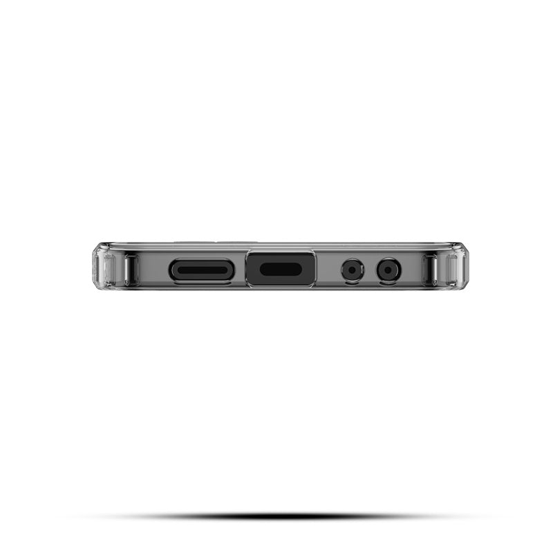 SYB Sturdy Gummy Cover for Samsung Galaxy Z Flip6 - Highly Transparent Clear / Transparent ClearGalaxy Z Flip6