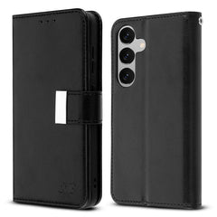 SYB Wallet Folio Case for Samsung Galaxy S24 Plus - Black / BlackGalaxy S24+