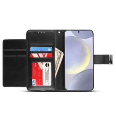 SYB Wallet Folio Case for Samsung Galaxy S24 Plus - Black / BlackGalaxy S24+