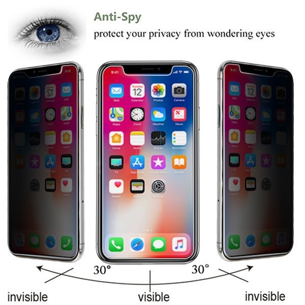 Privacy Tempered Glass Screen ProtectoriPhone 11 Pro/XS/X