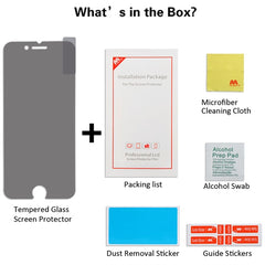 Privacy Tempered Glass Screen ProtectoriPhone SE/8/7