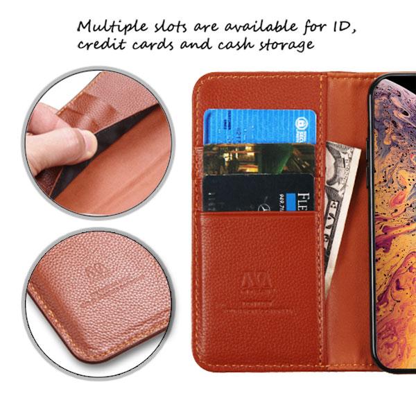 Mybat Pro MyJacket Genuine Leather Series Wallet Case For iPhone XS MaxiPhone XS Max
