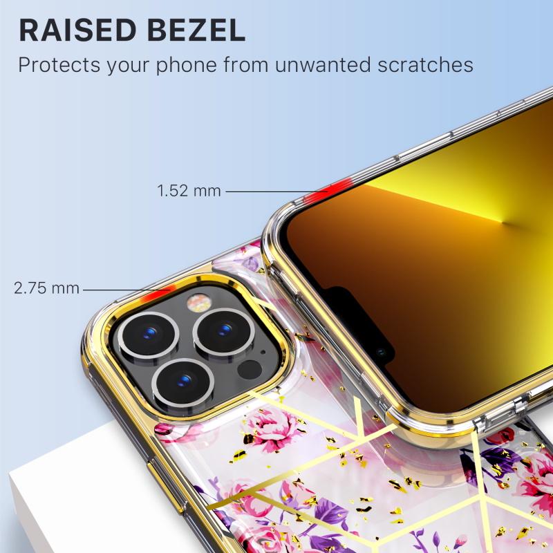 MyBat Pro Tuff Kleer Marble Series Case For iPhone 13 ProiPhone 13 Pro