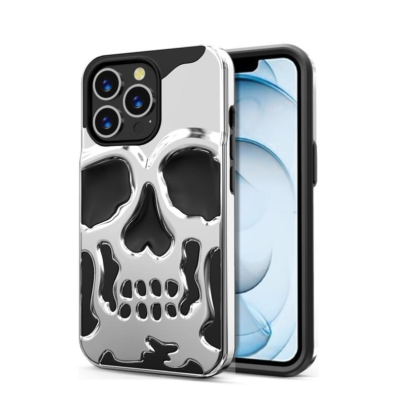 MyBat Skullcap Hybrid Protector Cover for Apple iPhone 13 Pro (6.1)