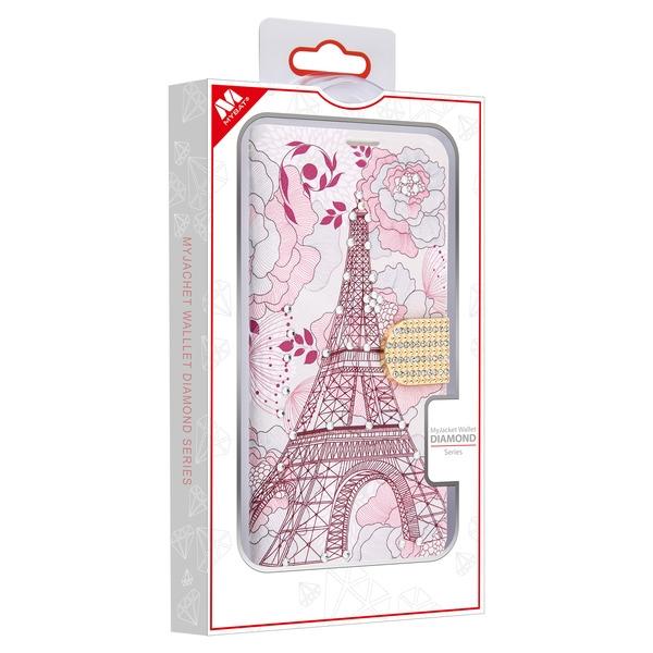 MyBat Pro MyJacket Diamond Series Wallet Case For Moto E7 2020 / E 2020Moto E7 2020 / E 2020