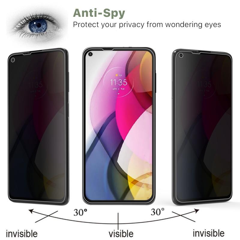 Privacy Tempered Glass Screen ProtectorMoto G Stylus 5G 2021