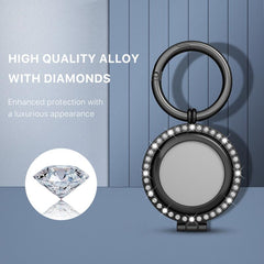 Rhinestone Key Ring CaseApple