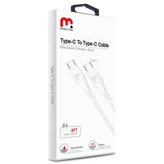 USB - C to USB - C Quick Charging Cable (6 FT)MyBat Pro