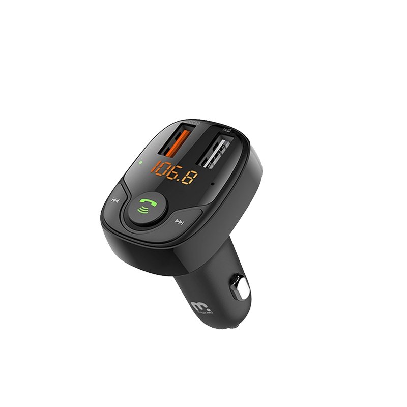 MyBat Pro S - 15 FM Transmitter + Car Charger - BlackMyBat Pro