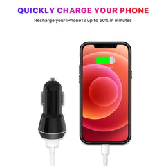 2 - Port Quick Fast Charging Power Delivery Car Charger (20W)MyBat Pro
