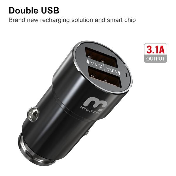 2 - in - 1 Car Charger with 6FT USB - C CableMyBat Pro