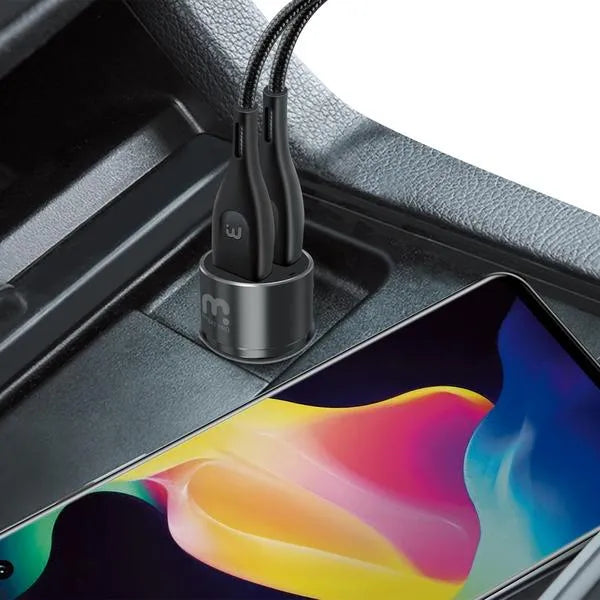 2 - in - 1 Car Charger with 6FT USB - C CableMyBat Pro