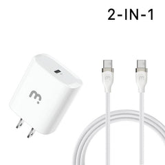 2 - In - 1 Fast Charging USB - C Wall Charger with 4FT USB - C CableMyBat Pro