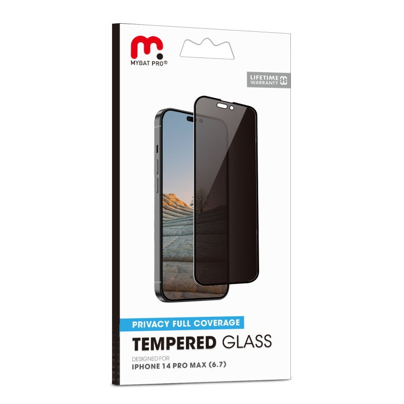 Privacy Full Coverage Tempered Glass Screen ProtectoriPhone 14 Pro Max