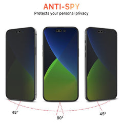 Privacy Full Coverage Tempered Glass Screen ProtectoriPhone 14 Pro Max