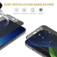Privacy Full Coverage Tempered Glass Screen ProtectoriPhone 14 Pro Max