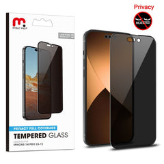 Privacy Full Coverage Tempered Glass Screen ProtectoriPhone 14 Pro