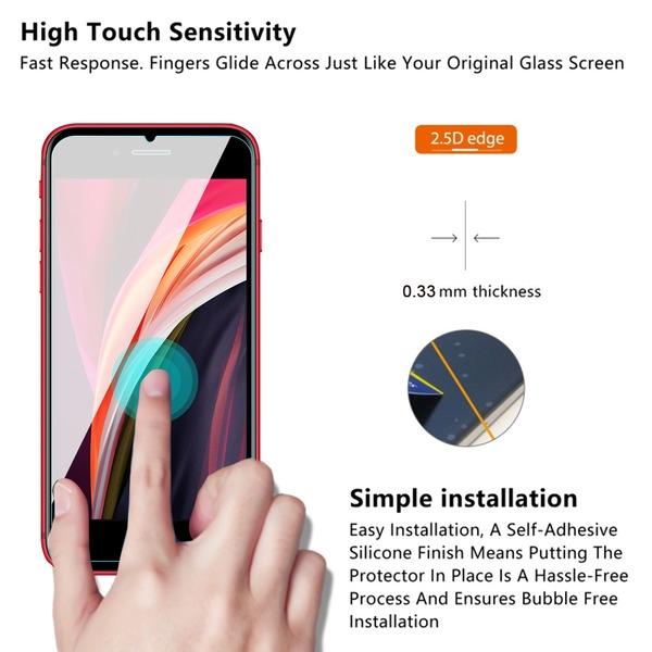 Tempered Glass Screen ProtectoriPhone SE/8/7/6s