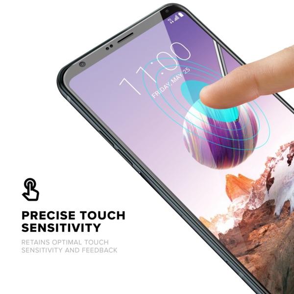 Full Coverage Tempered Glass Screen ProtectorStylo 5