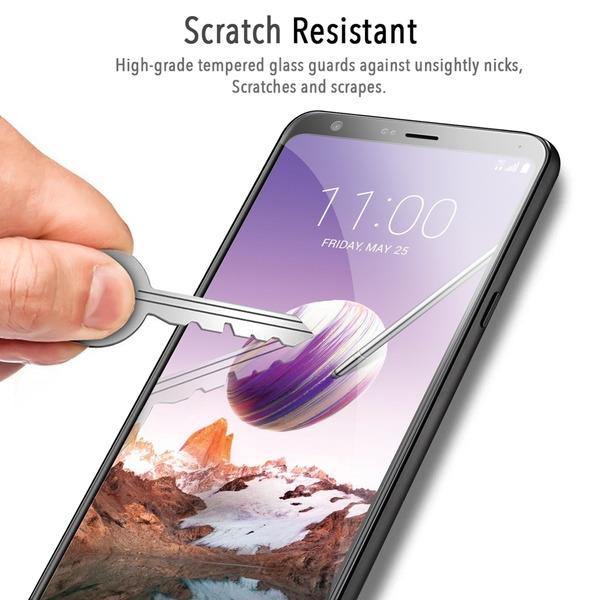 Full Coverage Tempered Glass Screen ProtectorStylo 5