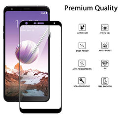 Full Coverage Tempered Glass Screen ProtectorStylo 5