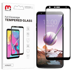 Full Coverage Tempered Glass Screen ProtectorStylo 5