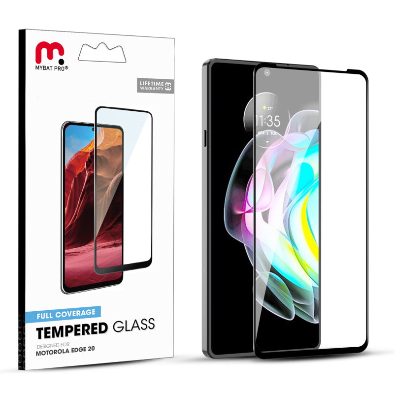 Full Coverage Tempered Glass Screen ProtectorEdge 20 / 20 Lite / 20 Pro